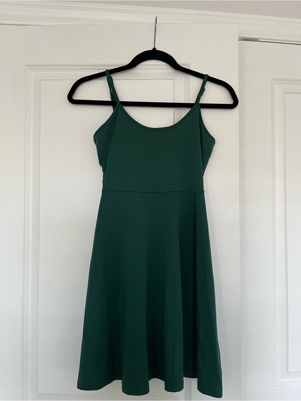 SHEIN Dark Green Spaghetti Strap Mini Dress